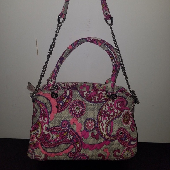 Vera Bradley Handbags - Vera Bradley Medium Size Purse Paisley Meets Plaid